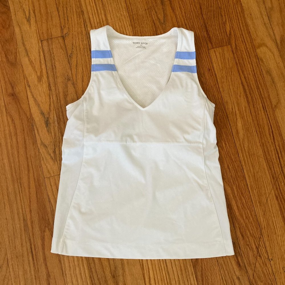 Tory Burch V-Neck Shelf Bra Top